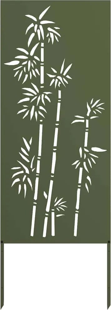 vidaXL Kertvédő vászon Oliva zöld 50 x 140 cm Hidegen hengerelt acél