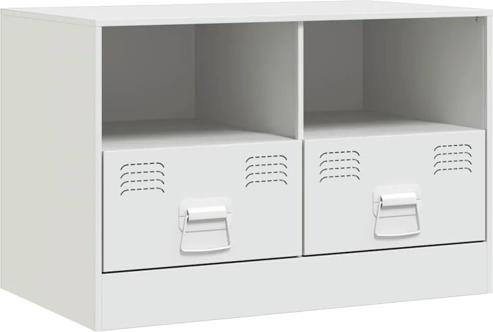 vidaXL fehér acél TV-szekrény 67 x 39 x 44 cm