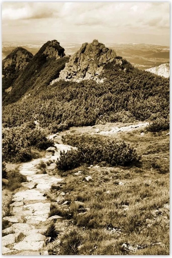 Poszterek 80x120 Tátra Lengyel hegyek Kilátás