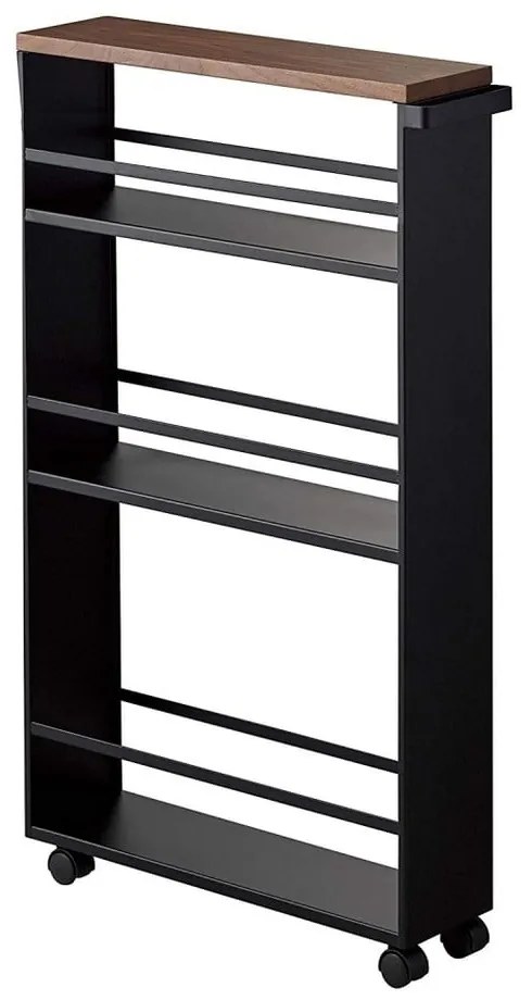 Fekete fém fürdőszobai polcos állvány 47,5x81 cm Tower – YAMAZAKI