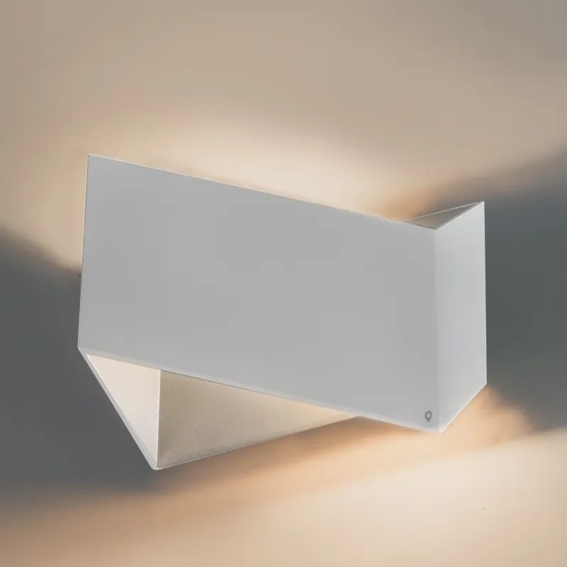 Design fali lámpa fehér - Fold