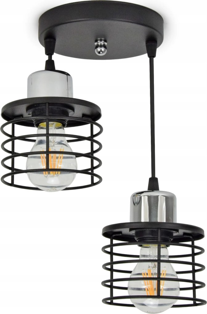 Lámpa Led Mennyezeti Függő Csillár Vigo Króm E27