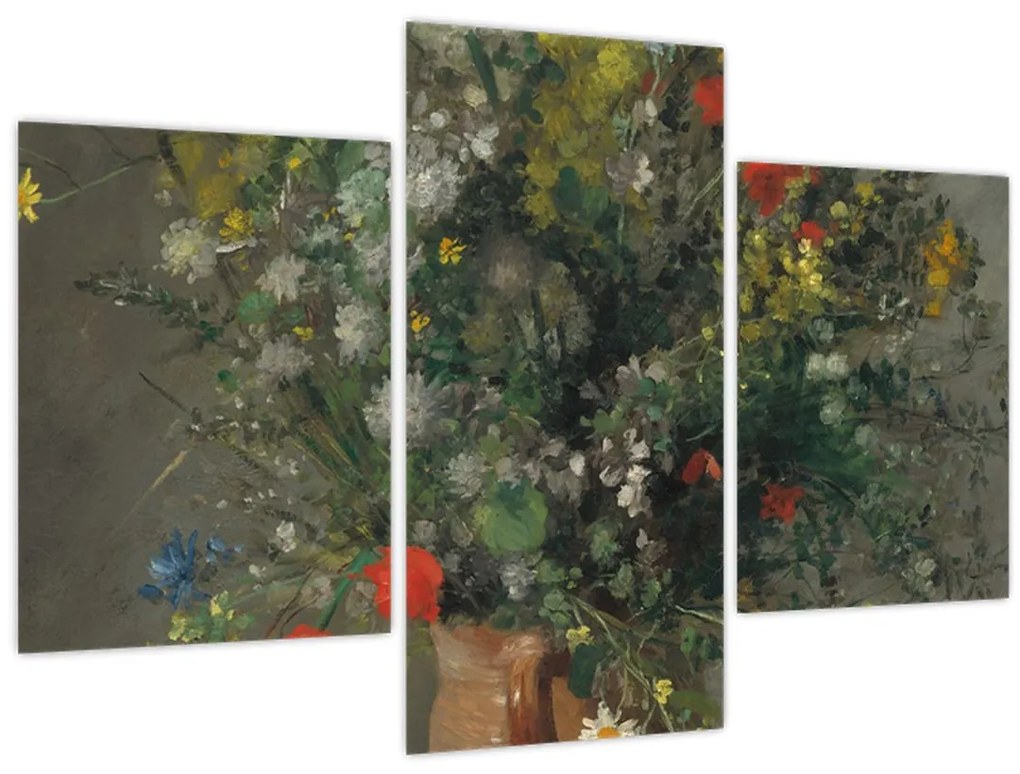 Kép - Auguste Renoir,  Flowers in a Vase, reprodukciók (90x60 cm)