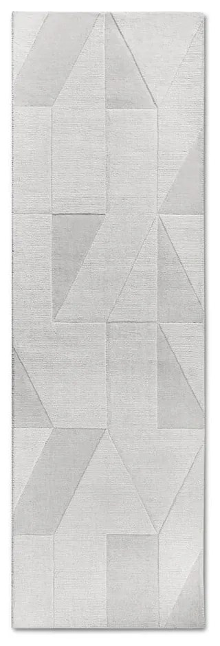 Krémszínű kézi szövésű gyapjú futószőnyeg 80x250 cm Ursule – Villeroy&amp;Boch