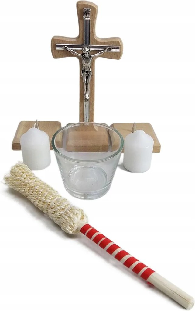 Karácsonyfadísz szett, átlátszó, betéttel