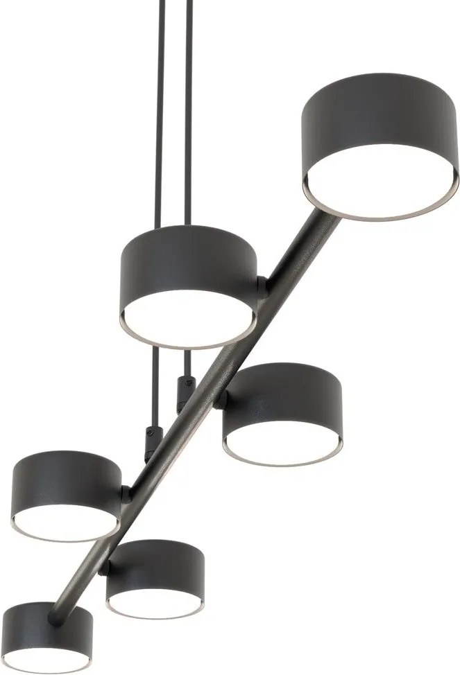 Emibig modern függeszték megara fekete emi1439/6