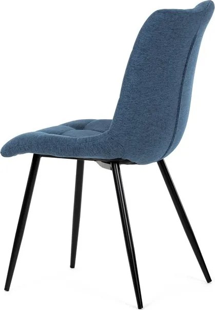 Sötétkék szövet étkezőszék, DCL-193 BLUE2