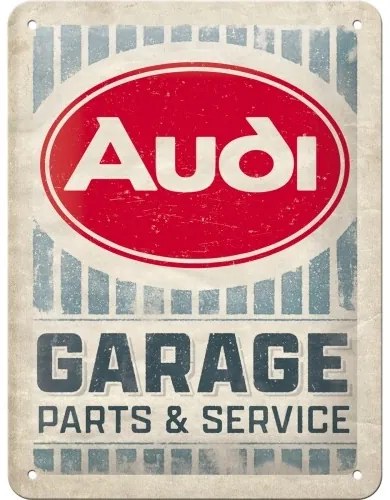 Fém tábla Audi - Garage Parts & Service