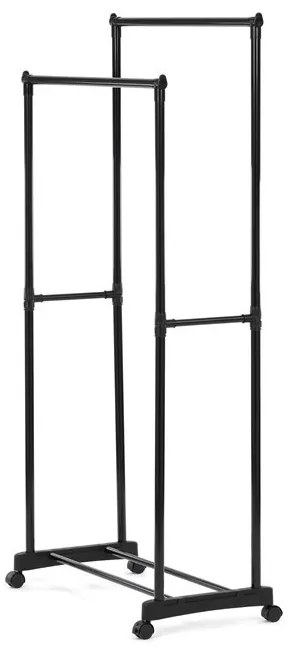 Fekete Fém Ruhafogas. BK – GD-164