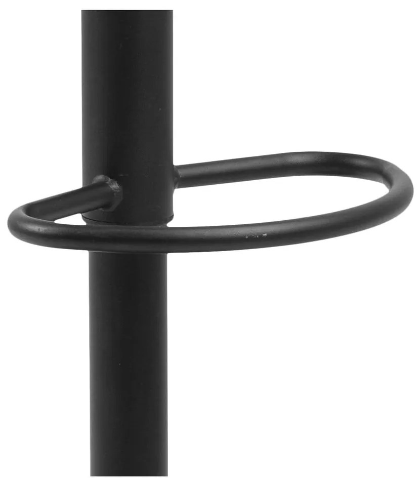 Szürke kárpitozott állítható magasságú bárszék (ülésmagasság 62 cm) Finch – Actona