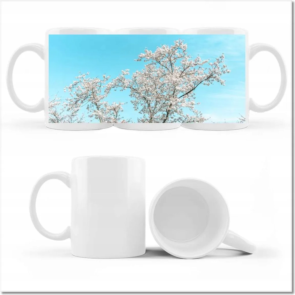 Fotó bögre Finom virágok Tavasz