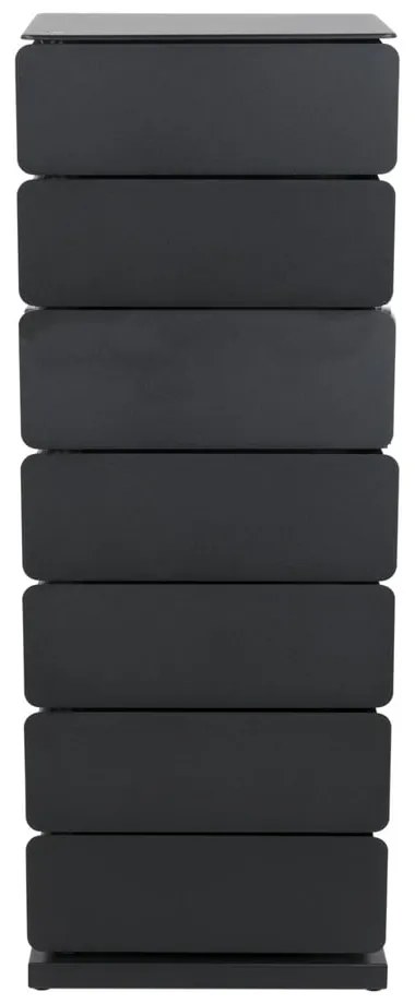 Fekete fém komód 37x98,5 cm Joey – Spinder Design