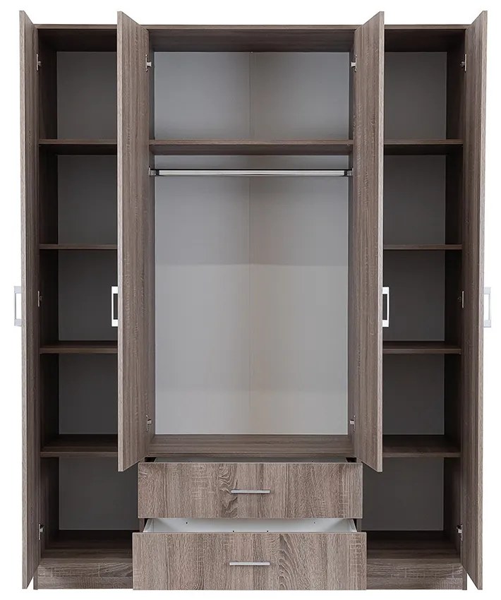 Miami gardróbszekrény 160x205 cm yorki tölgy-yorki tölgy