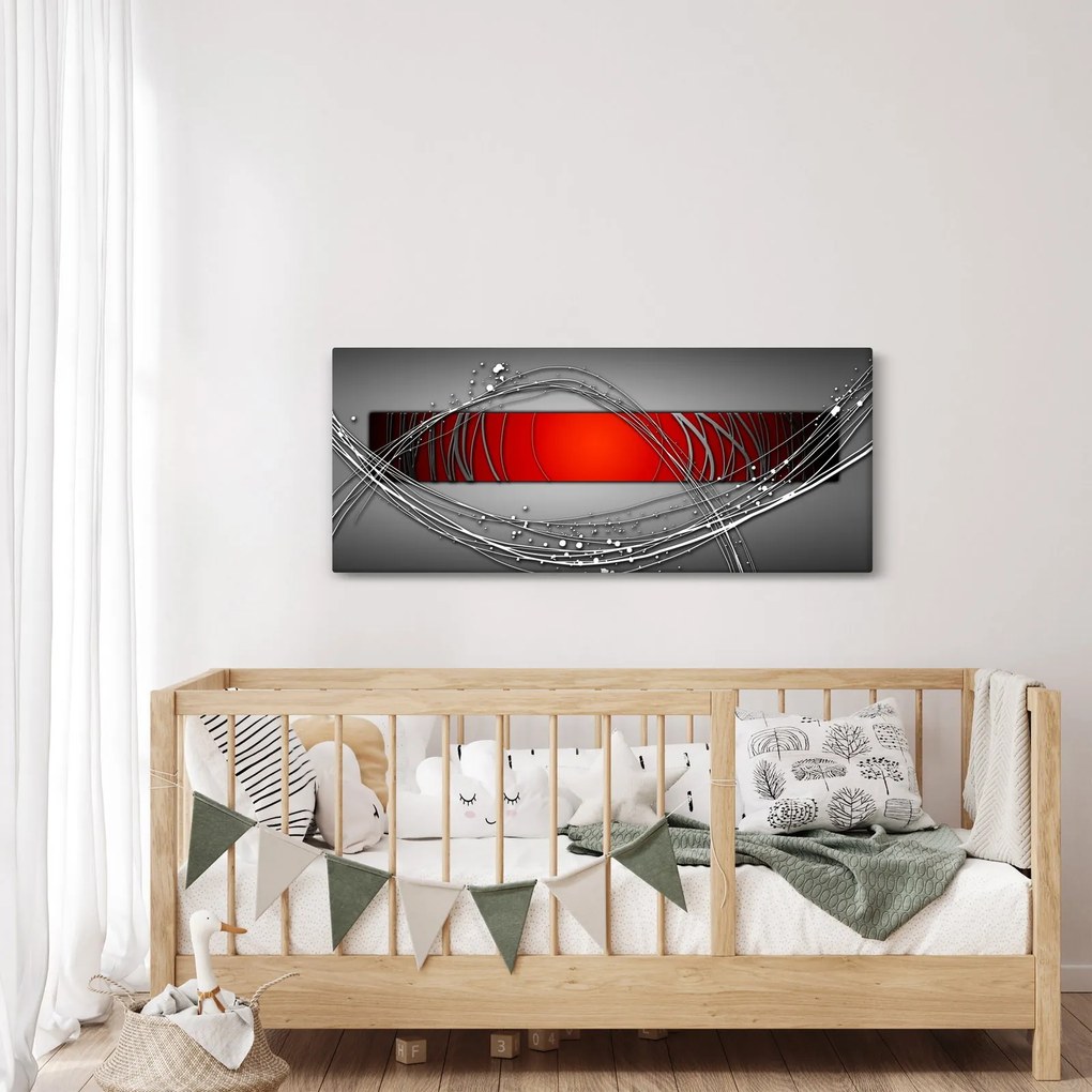Absztrakt kép (120x50 cm)