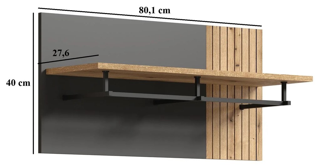 Akasztós panel Esferas (grafit + evoke tölgy) . Akció -13%. 1116821