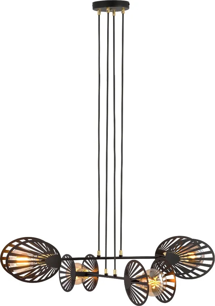 Emibig modern skandináv függeszték playa fekete emi1146/4