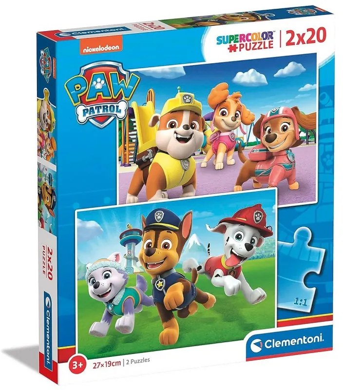 Gyerek puzzle - Paw Patrol III. - 2x20 db-os készlet