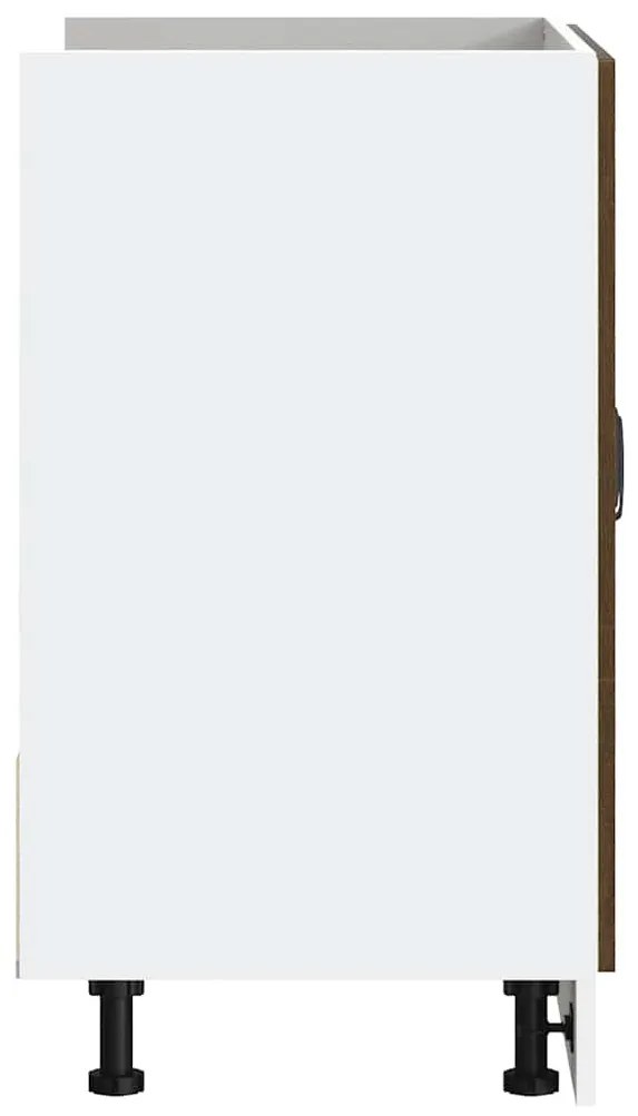 Mosogató sljzat szekrény Kalmar barna tölgy 80x46x81,5 cm