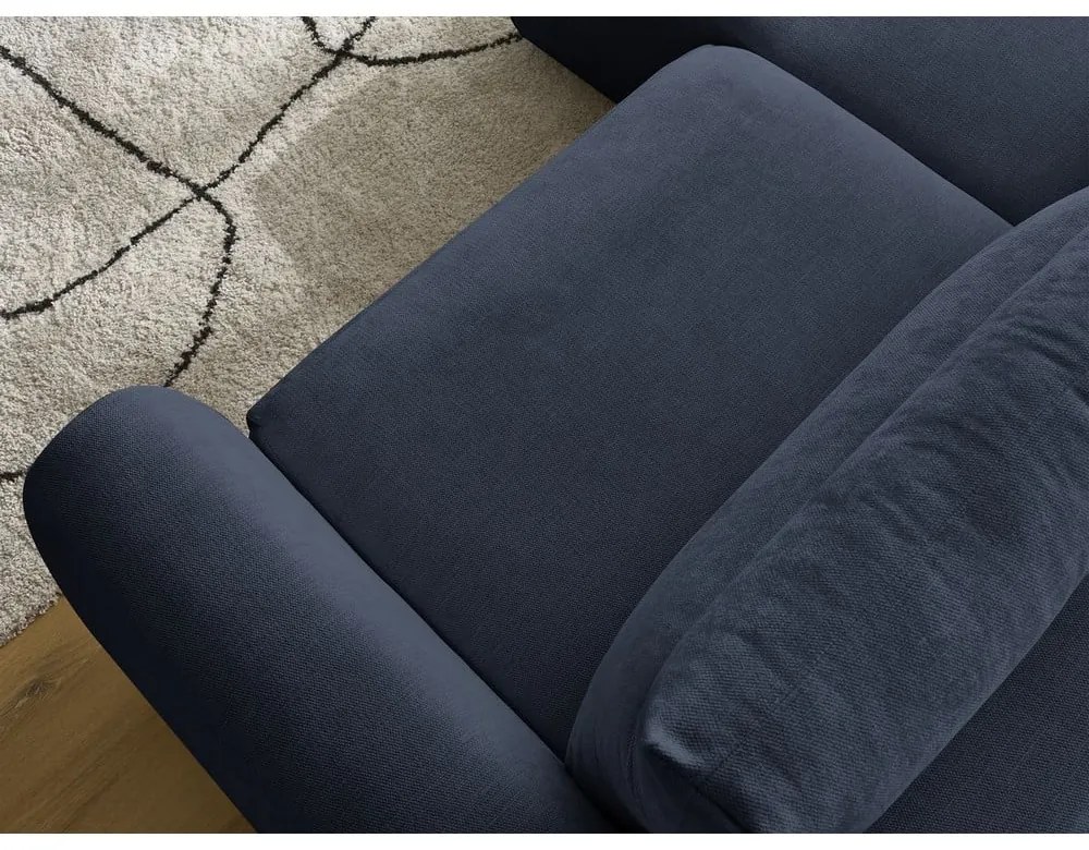 Sötétkék sarokkanapé Aden – Bobochic Paris