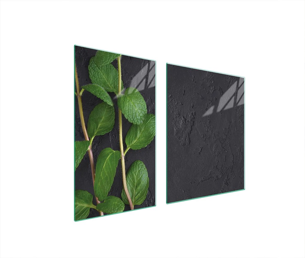 Üveglap És Vágódeszka 100x52 Menta Edzett Üveg