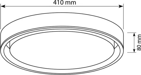 Brilagi - MATTEO dimmelhető LED lámpatest, 48 W, 230 V, 3000-6500 K, Ø 41 cm, zöld, távirányítóval