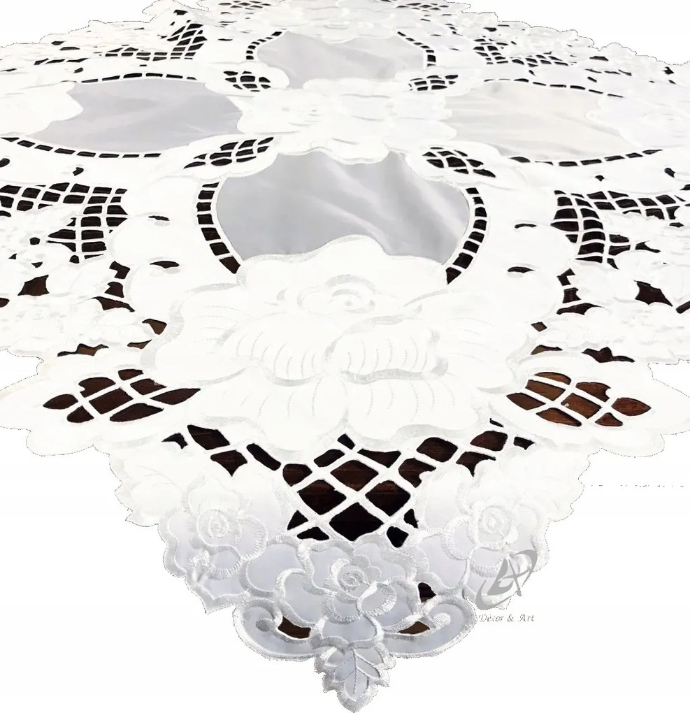 Futófelület Rátét 85x85 Dekoratív Asztalra Fehér