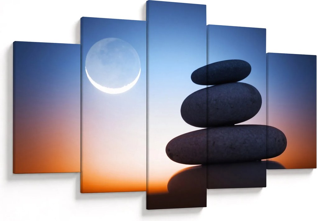 Egymásra halmozott kövek képe (150x105 cm)