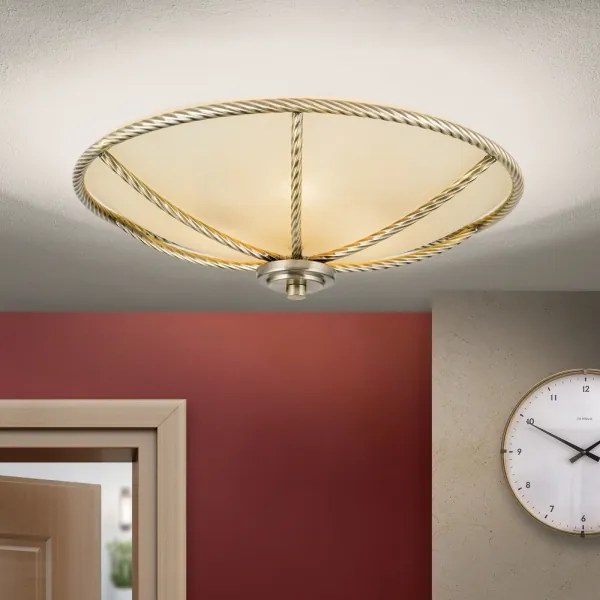 Orion - MAURO mennyezeti lámpa 3xE27/60W/230V, Ø 42 cm, bronz