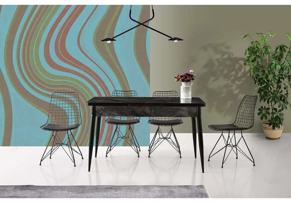 Tivoli Black étkezőszék szett, 2 db