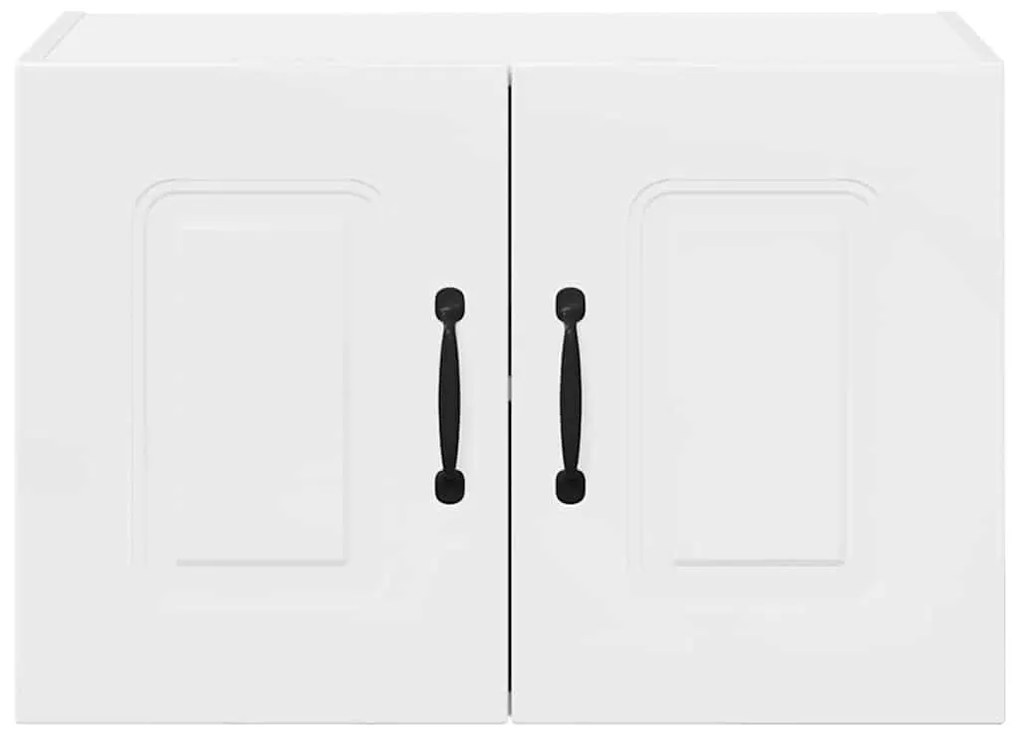 Fali konyhaszekrény 2 pcs Magas Fényű Fehér 60 x 31 x 40 cm