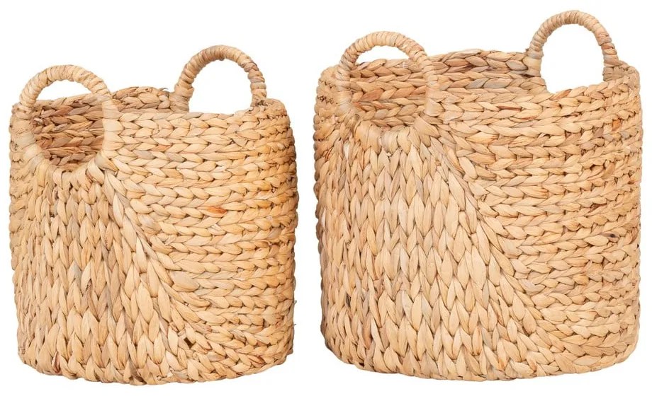 Vízijácint tárolókosár szett 2 db-os ø 35x37 cm Passo – House Nordic