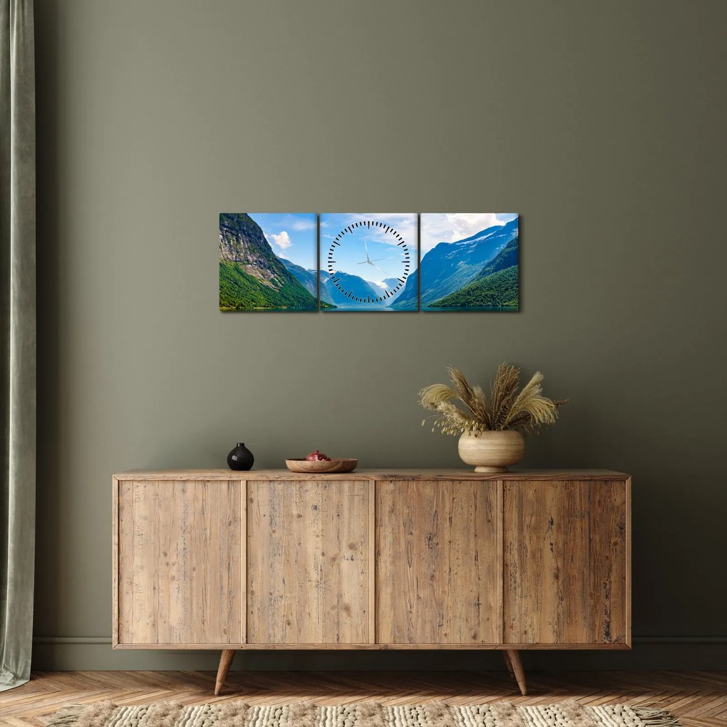 Kép - Lovatnet-tó (órával) (90x30 cm)