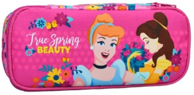 Disney Hercegnők Spring 2 rekeszes tolltartó 26 cm