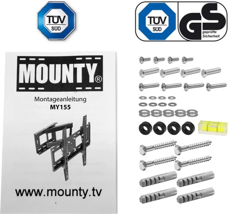 MOUNTY Fali konzol LCD TV-re 52"-ig állítható