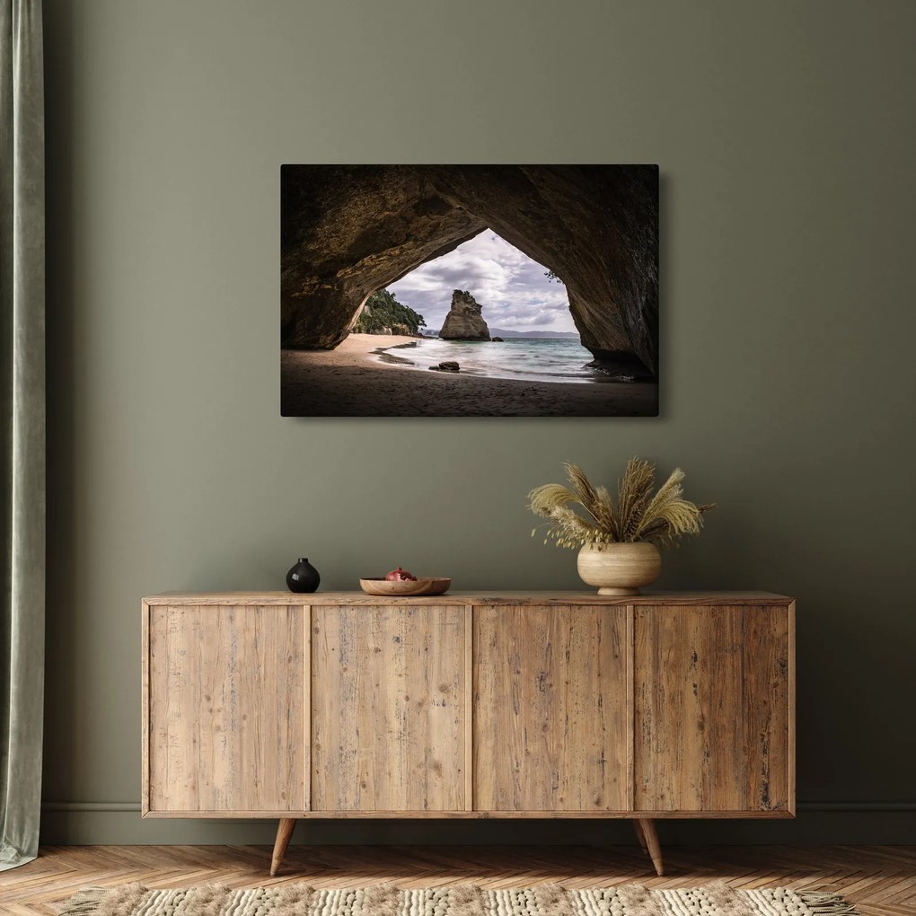 Barlang képe, Új-Zéland (90x60 cm)