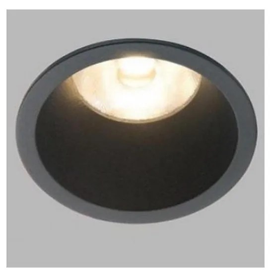 LED2 - LED Beépíthető fürdőszobai spotlámpa RAY LED/10W/230V fekete IP44