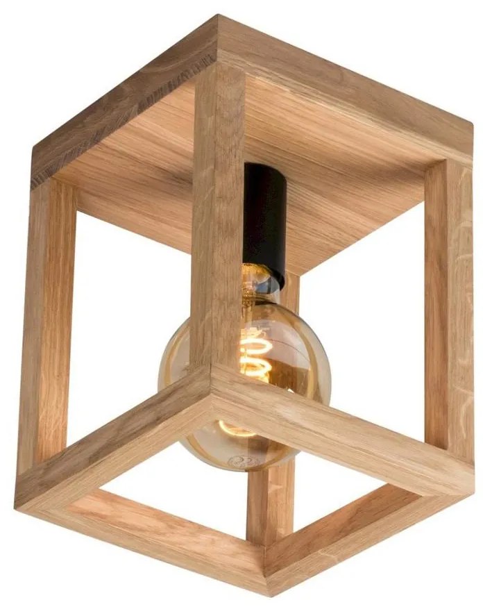 Spot-Light 9154174 - KAGO mennyezeti lámpatest 1xE27/60W/230V matt tölgy