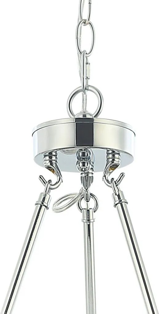 ORLOR84375 VERNO Ernyős Függesztett Lámpa Fehér, Króm E14 IP20