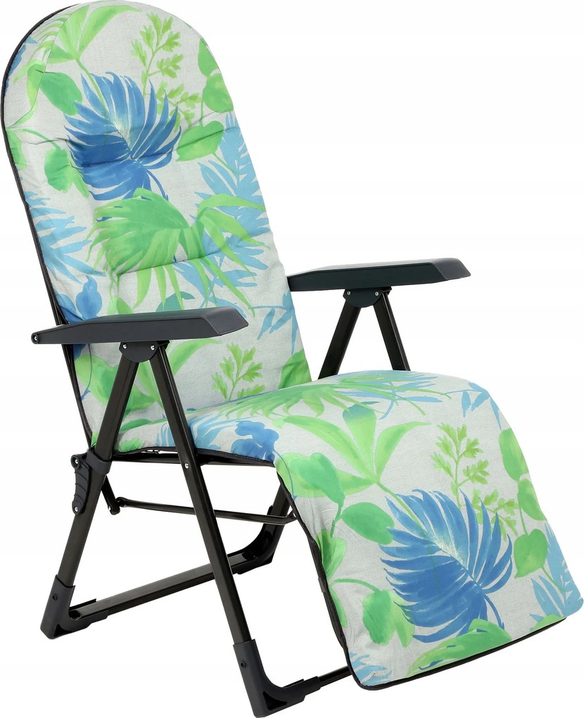 Kerti Napozóágy Összecsukható Strand Fotel Túra Állítható Kényelmes Terasz