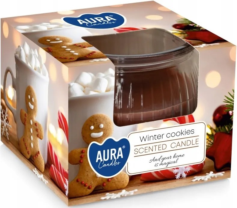 Karácsonyi Gyertya Illatos Dekoráció Karácsonyra Mikulás Sütemény