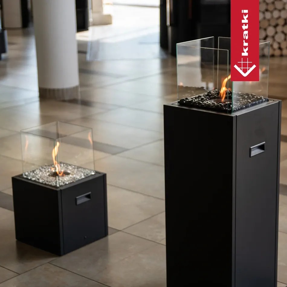 KRATKI Tower Mini Black biokandalló