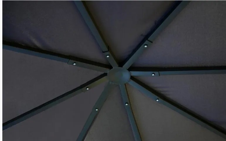 Kerti filagória 3x3m Shine Beige