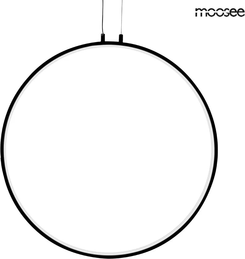 KING HOME MSE010100373 CIRCULO Modern Led Függesztett Lámpa Fekete LED IP20