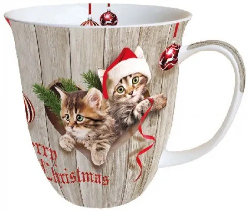 Curious Kittens porcelánbögre 0,4L