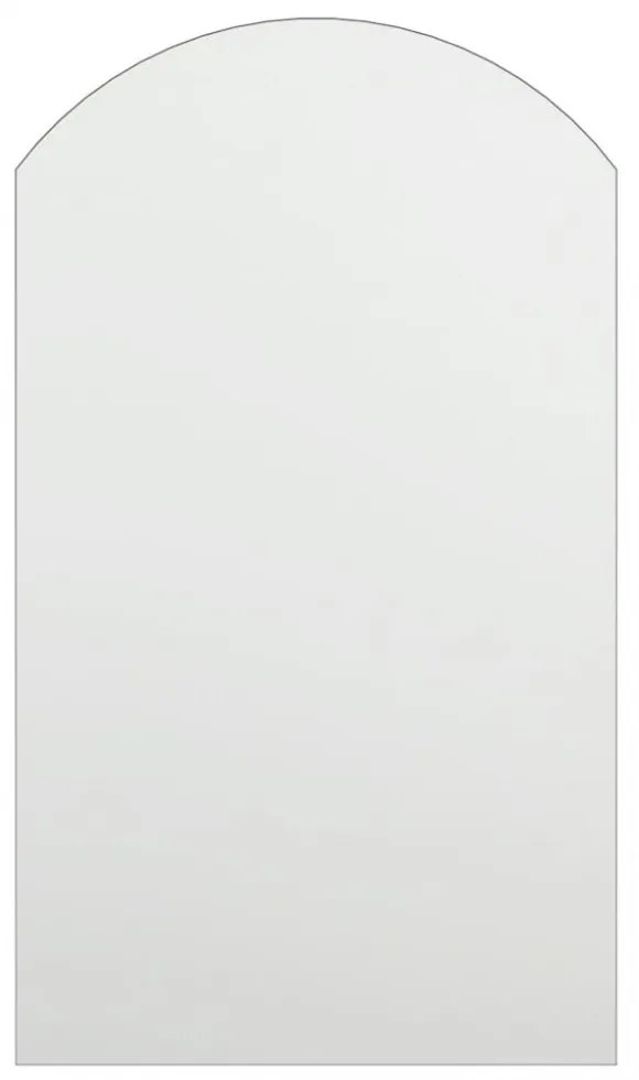 ívelt üvegtükör LED-lámpákkal 70 x 40 cm