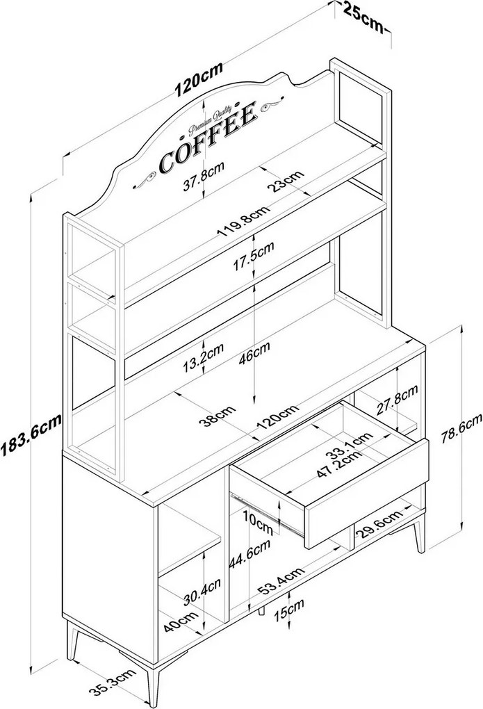 Jezy White szekrény