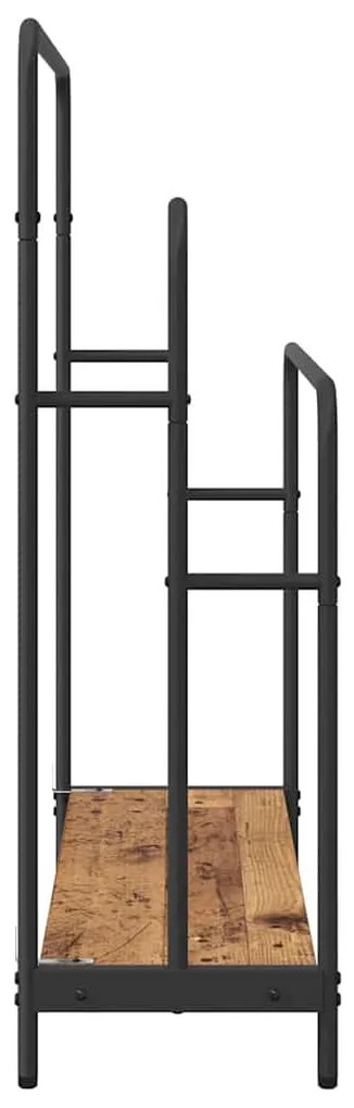 Ruhaszárító polcokkal Régi fa 90 x 30 x 100.5 cm Faanyag
