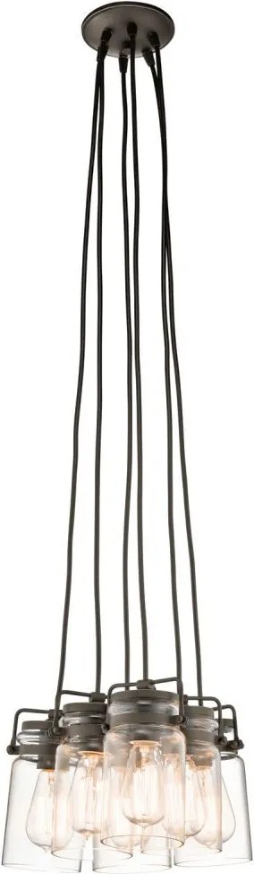 ELSTEAD KL-BRINLEY6-OZ BRINLEY Többágú Függesztett Lámpa E27 IP20