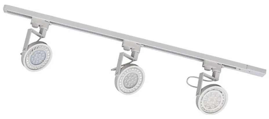 Zuma Line 3561 - Irányítható spotlámpa a MASTER sínrendszerhez 3xGU10/15W/230V, fehér