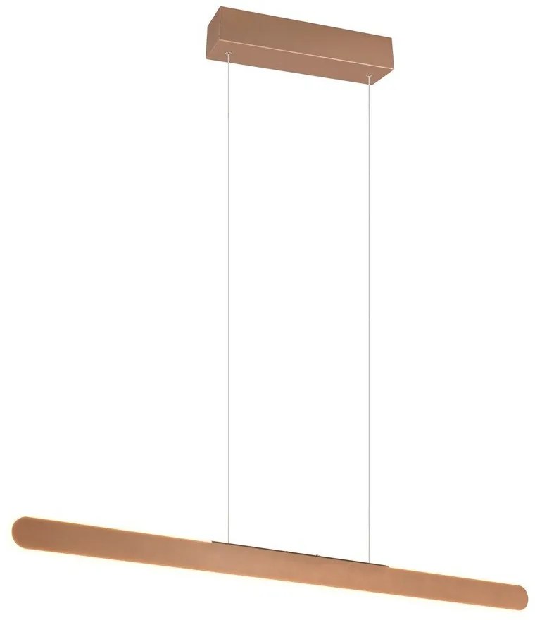 Barna LED függőlámpa Helios – Trio